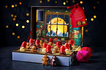 Target/M&S partnership holiday 2022, box of chocolates that sings when opened