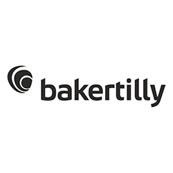 Baker Tilly logo in black on white