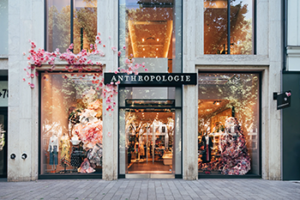 Anthropologie uses its stores for installations (like art) and displays that engage consumers and create a treasure hunt of newness. They see their stores as a special opportunity to engage customers that must be unique.