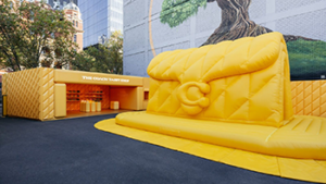 Coach has used pop-up shops (pictured), in-store instillations, celebrity activations, limited edition releases, cocktail parties, and other high end desirable events to bring consumers instore and drive purchases.