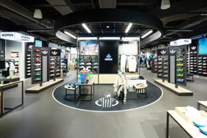 Footlocker installed new try-on areas that encourage social gathering that are photogenic and easy to post online.
