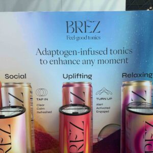 brightly colored cans of