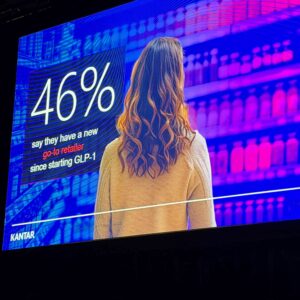 Power Point Slide of Grocery Data