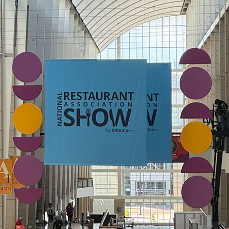 National Restaurant 2026 Big Show entrance banner.